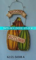 Pumpkin Plaque