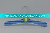 Wholesale wooden baby clothes hanger