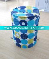 Round laundry hamper