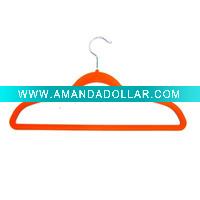 Wholesale Magic flocking plastic hanger 16" anti static skidprood