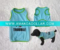 Wholesale Pet waistcoat or pet wearing or summer clothing