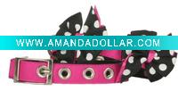 Wholesale cute bow nylon dog lead