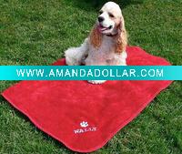 fleece pet blanket