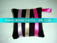 pillow with ribbon