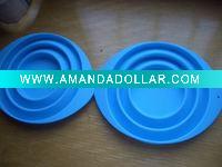 Wholesale Collapsible Silicone Pet Feeder Bowl customized