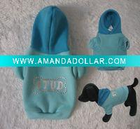 blue pet clothes