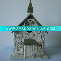 wooden bird nest