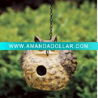 Resin hanging bird nest
