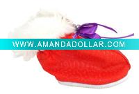 Wholesale fashion high quality red mini dog's shoe
