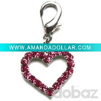 Wholesale Dog charms Necklace pet accessories Silvery Jewery