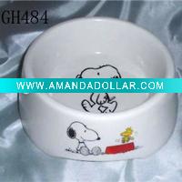 ceramic dog bowl
