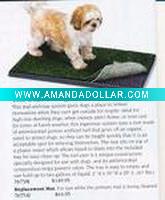 Hot sale artificial/synthetic pet pad with SGS report