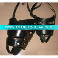Wholesale new design leather dog muzzles in hot sale