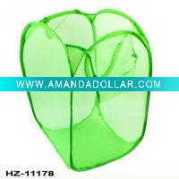 Folding laundry basket