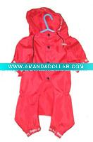FASHION!!! Red Raincoats For Pets
