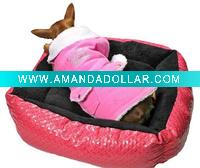 Wholesale Corduroy pet coat with crystal paw