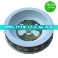 melamine dog bowl