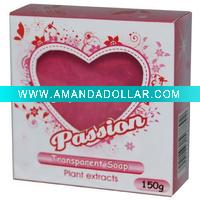 Wholesale OEM Transparent Rose soap