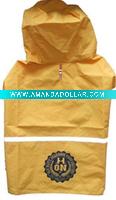 Wholesale stock dog raincoat