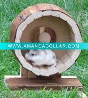 Wooden Hamster Wheel