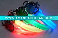 Wholesale LED reflective dog collar and leads PU leather