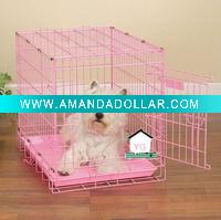 Metal pet cage for dog