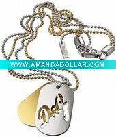 Wholesale metal military dog tag