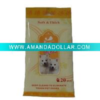 pet clean wet wipes
