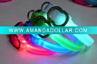 LED flashing dog collar