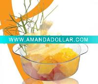 round disposable plastic bowl