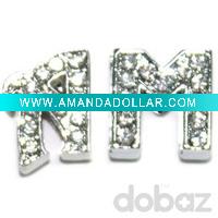 Wholesale Dog accessries Dog Charms Slider Letters