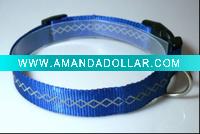 Polyester reflection dog collar