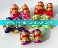 Wholesale 30% Discount New Style Small Animal Cotton Ribbon Hair Clips