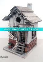 wooden bird house
