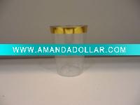 Wholesale 10oz Plastic Tumbler with Gold Rim