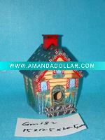 wooden bird house