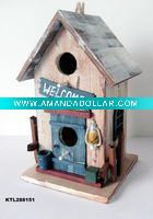 wooden bird house