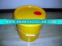 plastic bucket for storage machine oil