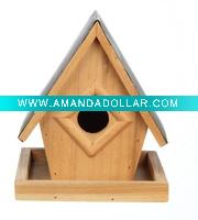 06116 wooden bird house