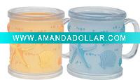 Wholesale promotional PVC covered mug cup