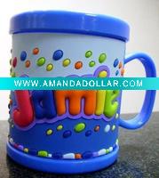 colorful soft pvc mark cup
