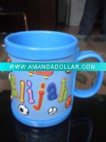 Wholesale promotional PVC covered mug cup