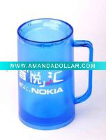 Plastic frosty mug