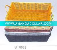 Wholesale plastic basket for food,fruit,azo free and low cadium