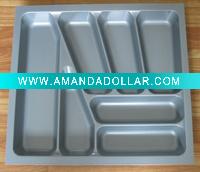Wholesale Plastic cutlery tray fit in kitchen cabinets