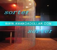 Wholesale fashionable decorative metal bead string curtain