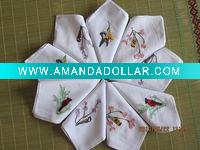 Wholesale EMB handkerchief