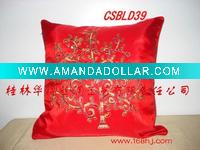 Wholesale 100%polyester embroidery cushion