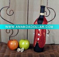 Polyester wine bottle dress