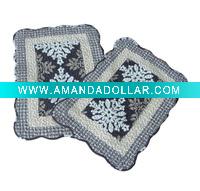 embroidery floor mat